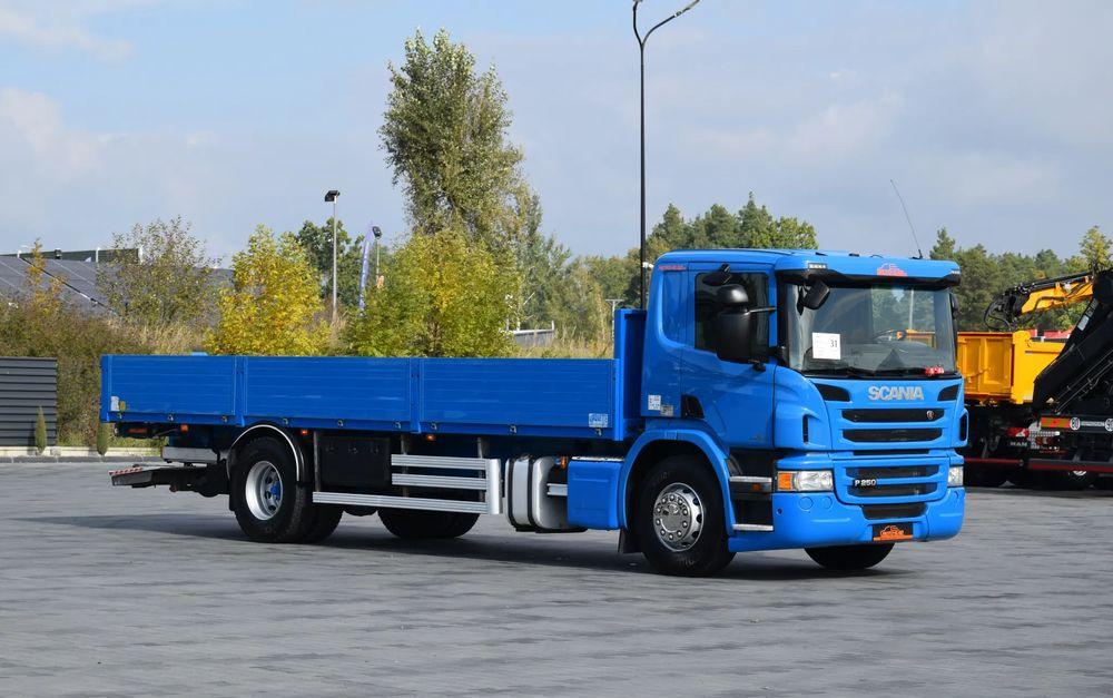 Scania P250 / EURO 6 / SKRZYNIA 7.8 M / WINDA DHOLLANDIA / PODUSZKI NA TYLNEJ OSI / RETARDER / KLIMA / TEMPOMAT / SERWISOWANY / SPROWADZONY - Camión caja abierta: foto 3 Scania P250 / EURO 6 / SKRZYNIA 7.8 M / WINDA DHOLLANDIA / PODUSZKI NA TYLNEJ OSI / RETARDER / KLIMA / TEMPOMAT / SERWISOWANY / SPROWADZONY - Camión caja abierta: foto 3