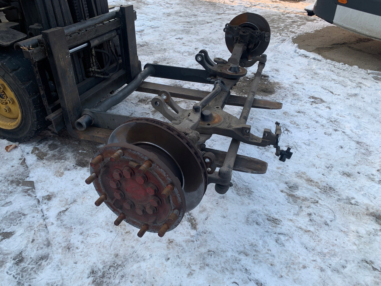 OŚ PRZEDNIA MERCEDES ACTROS MP4 ANTOS F-8.0/C22.5 - Eje delantero para Camión: foto 4 OŚ PRZEDNIA MERCEDES ACTROS MP4 ANTOS F-8.0/C22.5 - Eje delantero para Camión: foto 4