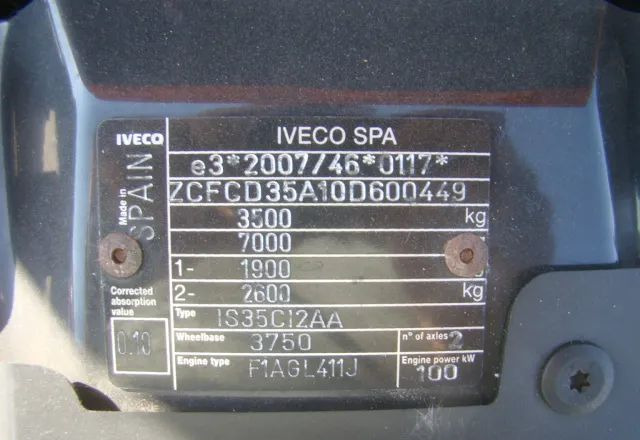 Caja abierta furgoneta Iveco DAILY 35 C 15 WINDA 750KG 3.5T NA HAKU: foto 18 Caja abierta furgoneta Iveco DAILY 35 C 15 WINDA 750KG 3.5T NA HAKU: foto 18