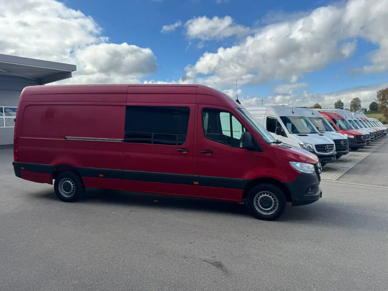 Mercedes-Benz Sprinter 317 CDI Maxi Lang Mixto AHK 3,5t MBUX - Furgoneta combi: foto 3 Mercedes-Benz Sprinter 317 CDI Maxi Lang Mixto AHK 3,5t MBUX - Furgoneta combi: foto 3