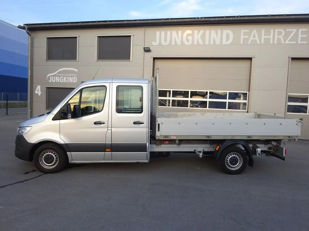 Mercedes-Benz Sprinter 319 CDI DoKa Maxi Kipper AHK 2,8t - Caja abierta furgoneta, Furgoneta combi: foto 1 Mercedes-Benz Sprinter 319 CDI DoKa Maxi Kipper AHK 2,8t - Caja abierta furgoneta, Furgoneta combi: foto 1