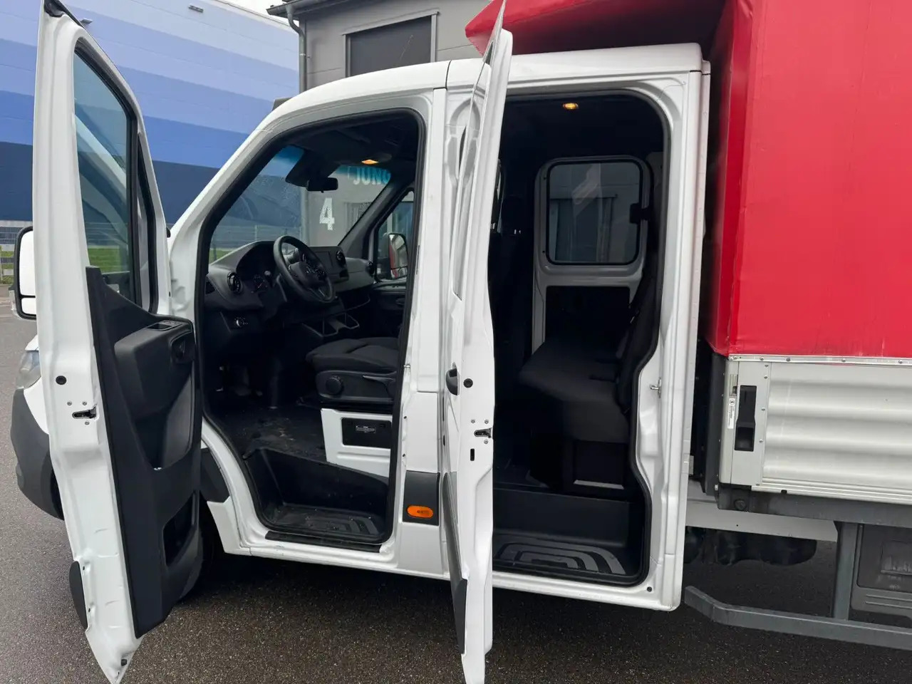 Mercedes-Benz Sprinter 516 CDI DoKa Maxi Lang AHK 3,5t Klima - Furgoneta con caja de lona, Furgoneta combi: foto 4 Mercedes-Benz Sprinter 516 CDI DoKa Maxi Lang AHK 3,5t Klima - Furgoneta con caja de lona, Furgoneta combi: foto 4