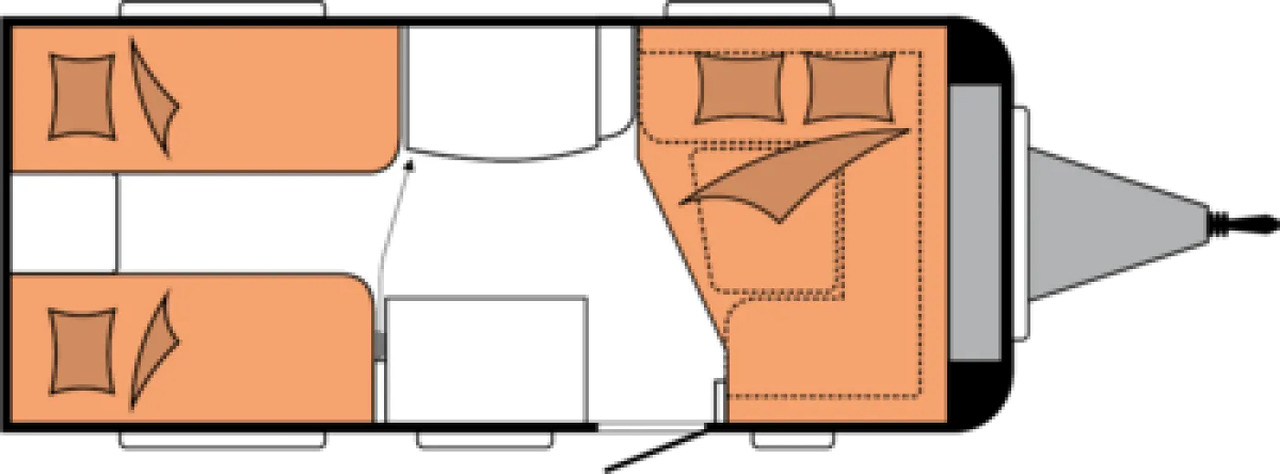 Wohnwagen Hobby De Luxe 460 LU - Caravana: foto 3 Wohnwagen Hobby De Luxe 460 LU - Caravana: foto 3