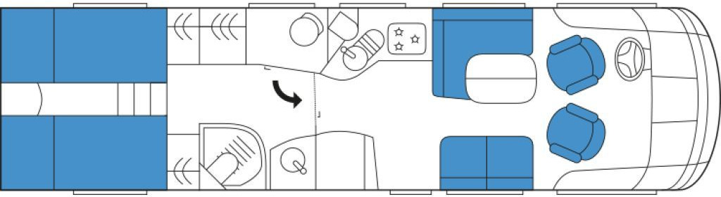 Niesmann + Bischoff Flair 920 BS (Sonderkonfiguration) - Autocaravana integral: foto 2 Niesmann + Bischoff Flair 920 BS (Sonderkonfiguration) - Autocaravana integral: foto 2