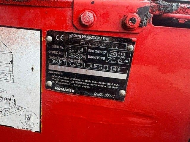Komatsu 138US-11 - Excavadora de cadenas: foto 5 Komatsu 138US-11 - Excavadora de cadenas: foto 5