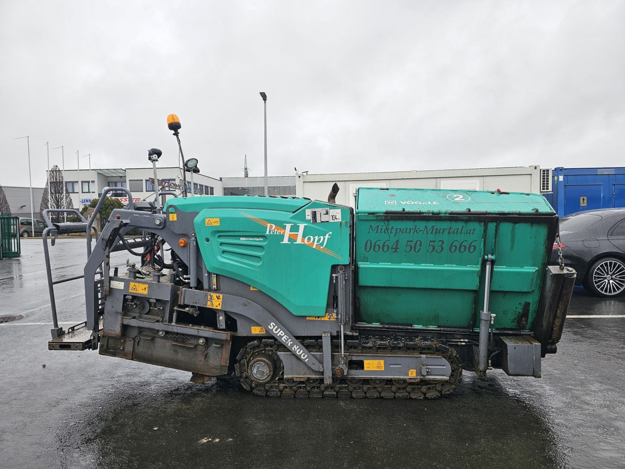 VÖGELE SUPER S800i - Pavimentadora de asfalto: foto 2 VÖGELE SUPER S800i - Pavimentadora de asfalto: foto 2