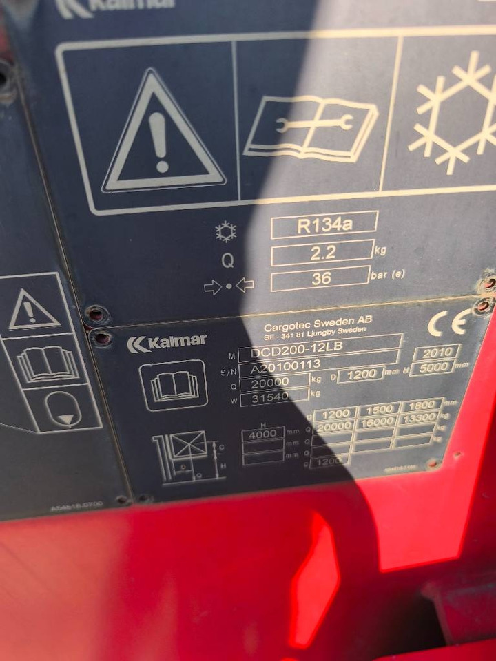 Kalmar DCD 200-12 LB - Carretilla elevadora diésel: foto 5 Kalmar DCD 200-12 LB - Carretilla elevadora diésel: foto 5