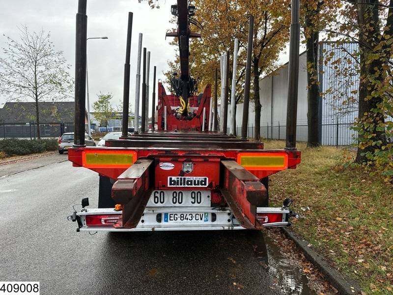 Billaud Chassis Wood transport, Steel suspension, Extendable - Semirremolque forestal: foto 5 Billaud Chassis Wood transport, Steel suspension, Extendable - Semirremolque forestal: foto 5