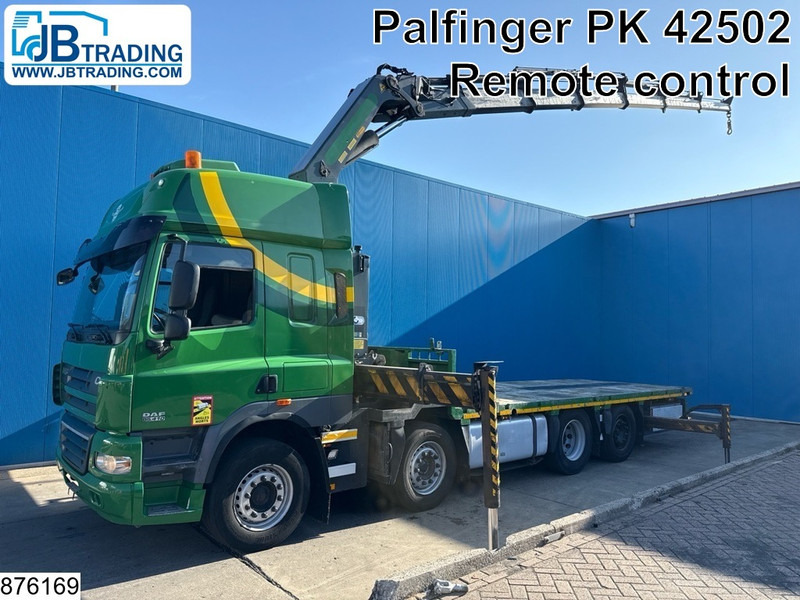 DAF CF 410 8x2, EURO 5, Palfinger, Steerling, Remote,Retarder - Camión caja abierta, Camión grúa: foto 1 DAF CF 410 8x2, EURO 5, Palfinger, Steerling, Remote,Retarder - Camión caja abierta, Camión grúa: foto 1