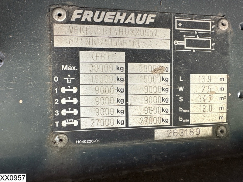 Fruehauf Tautliner - Semirremolque lona: foto 4 Fruehauf Tautliner - Semirremolque lona: foto 4