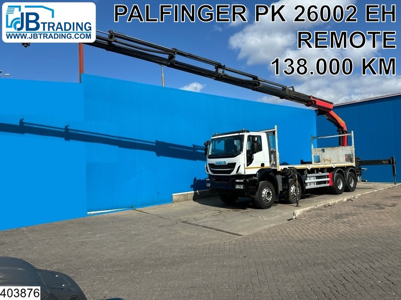 Iveco Stralis 360 8x4, EURO 6, Palfinger, Remote, Steel suspenion - Camión caja abierta, Camión grúa: foto 1 Iveco Stralis 360 8x4, EURO 6, Palfinger, Remote, Steel suspenion - Camión caja abierta, Camión grúa: foto 1