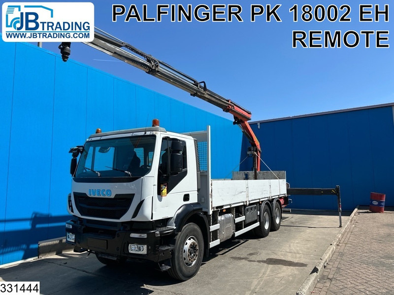 Iveco Trakker 360 6X4, EURO 6, Steel suspension, Palfinger - Camión caja abierta, Camión grúa: foto 1 Iveco Trakker 360 6X4, EURO 6, Steel suspension, Palfinger - Camión caja abierta, Camión grúa: foto 1