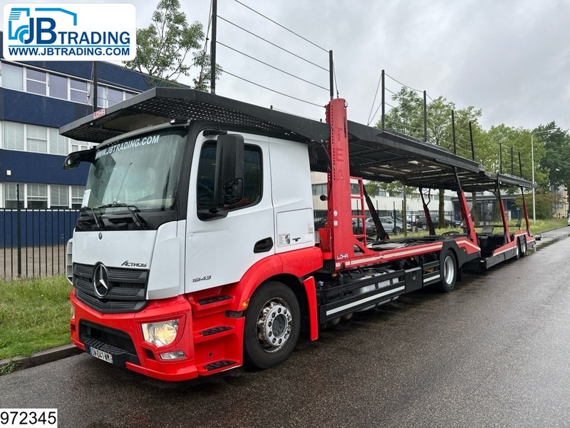 Mercedes-Benz 1843 EURO 6, Lohr, Multilohr, Retarder, Combi - Camión portavehículos: foto 1 Mercedes-Benz 1843 EURO 6, Lohr, Multilohr, Retarder, Combi - Camión portavehículos: foto 1