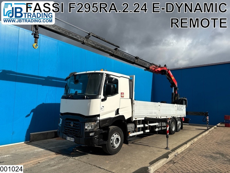 Camión caja abierta, Camión grúa Renault C 380 EURO 6, Fassi, Remote: foto 1