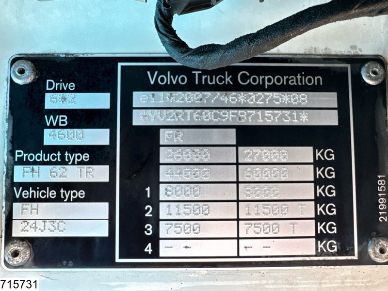 Volvo FH 540 6x2, EURO 6, Fassi, Dalby, Hydraulic - Camión multibasculante, Camión grúa: foto 5 Volvo FH 540 6x2, EURO 6, Fassi, Dalby, Hydraulic - Camión multibasculante, Camión grúa: foto 5