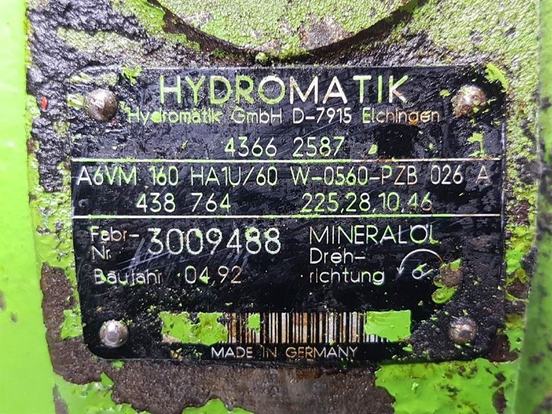 Hydromatik A6VM160HA1U/60W-R909438764-Drive motor/Fahrmotor - Hidráulica: foto 4 Hydromatik A6VM160HA1U/60W-R909438764-Drive motor/Fahrmotor - Hidráulica: foto 4
