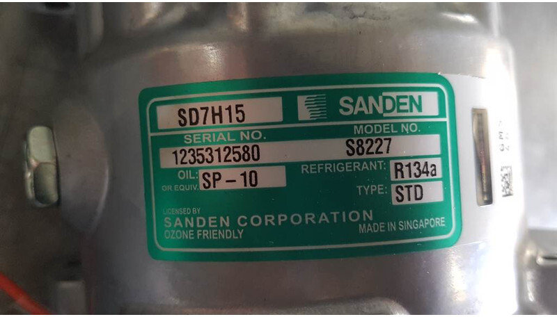 SANDEN SD7H15-S8227-Compressor/Kompressor/Aircopom - Motor y piezas para Maquinaria de construcción: foto 3 SANDEN SD7H15-S8227-Compressor/Kompressor/Aircopom - Motor y piezas para Maquinaria de construcción: foto 3