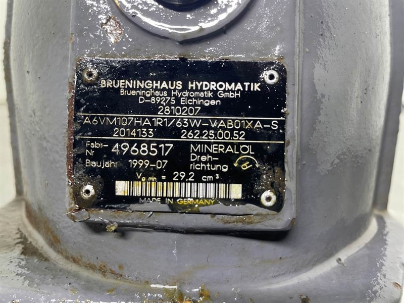 Volvo L30D-ZM2810207-Brueninghaus A6VM107-Drive motor - Hidráulica para Maquinaria de construcción: foto 4 Volvo L30D-ZM2810207-Brueninghaus A6VM107-Drive motor - Hidráulica para Maquinaria de construcción: foto 4