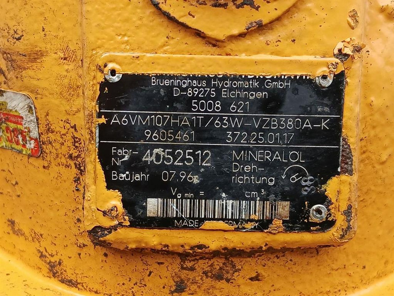 Zeppelin ZM15-Hydromatik A6VM107HA1T-Drive motor/Fahrmotor - Hidráulica para Maquinaria de construcción: foto 5 Zeppelin ZM15-Hydromatik A6VM107HA1T-Drive motor/Fahrmotor - Hidráulica para Maquinaria de construcción: foto 5