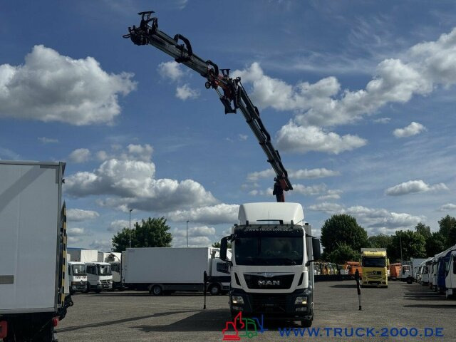 Camión caja abierta, Camión grúa MAN TGS 26.400 PK 23002 mit Jib 23m Hakenhöhe 237TKM: foto 11