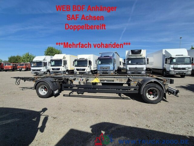 Web-Trailer 18 Box Carrier - Luft - SAF Achsen - Remolque portacontenedore/ Intercambiable: foto 1 Web-Trailer 18 Box Carrier - Luft - SAF Achsen - Remolque portacontenedore/ Intercambiable: foto 1