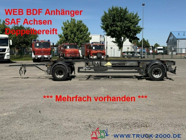 Web-Trailer 18 Box Carrier - Luft - SAF Achsen - Remolque portacontenedore/ Intercambiable: foto 1 Web-Trailer 18 Box Carrier - Luft - SAF Achsen - Remolque portacontenedore/ Intercambiable: foto 1