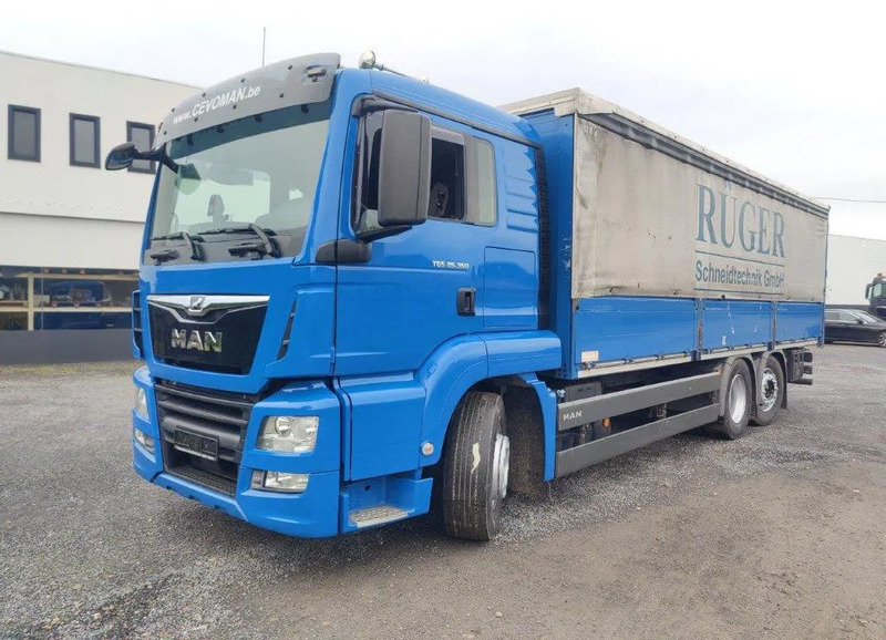 Camión lona MAN TGS 26.360 Schuifzeil Euro6: foto 1