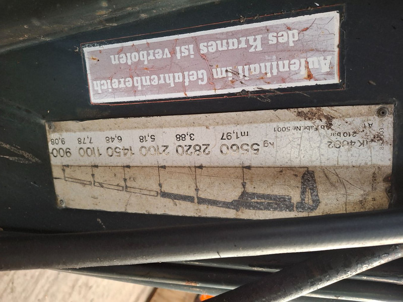 Atlas AK 4002 - Grúa para camión: foto 4 Atlas AK 4002 - Grúa para camión: foto 4