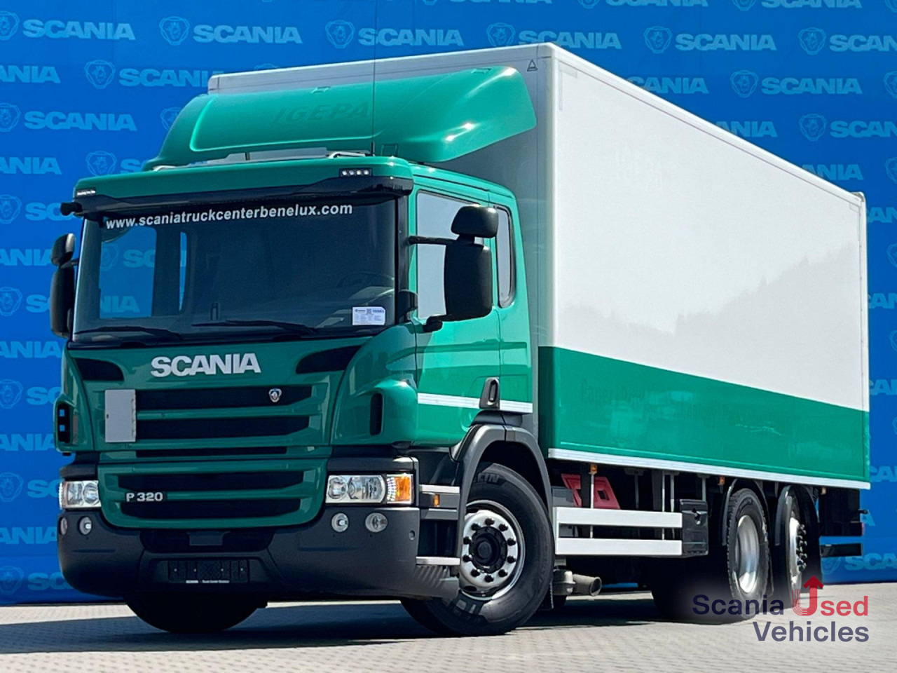 SCANIA P 320 DB6x2*4MNB RETARDER FULL AIR 8T TAIL LIFT 2T - Camión caja cerrada: foto 1 SCANIA P 320 DB6x2*4MNB RETARDER FULL AIR 8T TAIL LIFT 2T - Camión caja cerrada: foto 1
