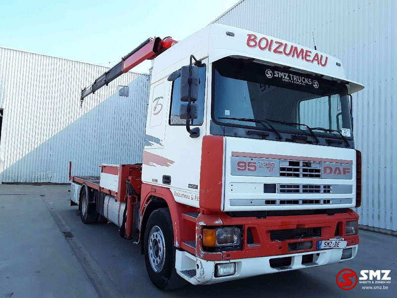 DAF 95 360 palfinger pk 080-3 - Camión caja abierta, Camión grúa: foto 1 DAF 95 360 palfinger pk 080-3 - Camión caja abierta, Camión grúa: foto 1
