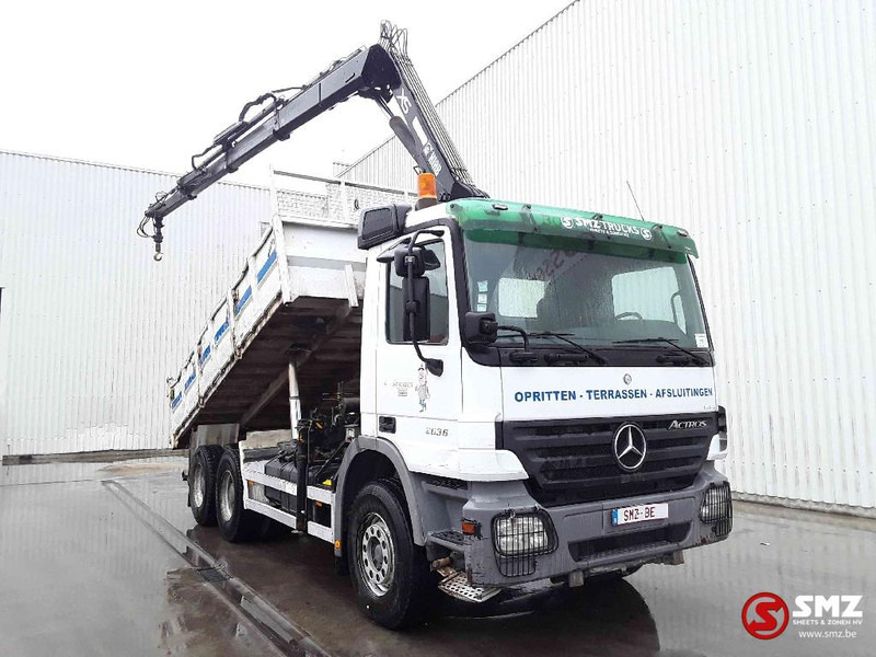 Mercedes-Benz Actros 2636 hiab 166e3 - Camión volquete, Camión grúa: foto 1 Mercedes-Benz Actros 2636 hiab 166e3 - Camión volquete, Camión grúa: foto 1