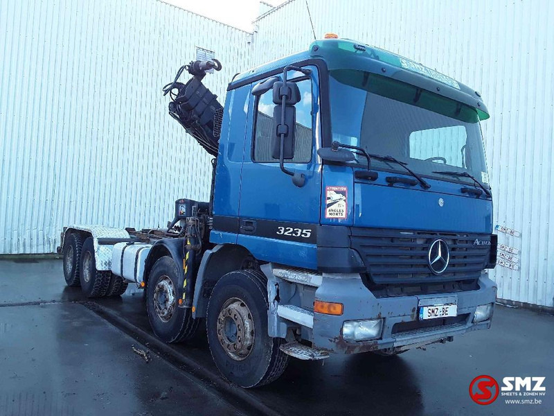 Mercedes-Benz Actros 3235 hiab 166d-3 - Camión caja abierta, Camión grúa: foto 1 Mercedes-Benz Actros 3235 hiab 166d-3 - Camión caja abierta, Camión grúa: foto 1