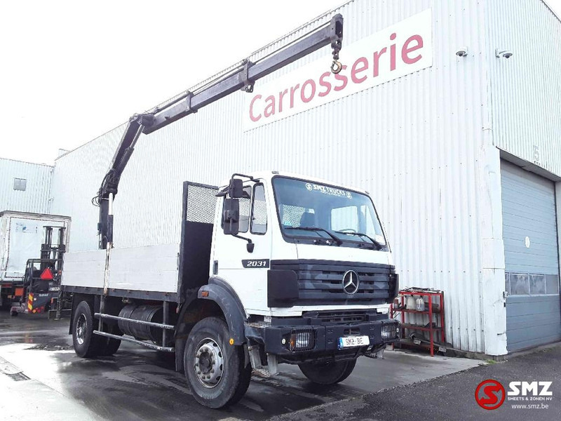 Mercedes-Benz SK 2031 lames manual - Camión caja abierta, Camión grúa: foto 1 Mercedes-Benz SK 2031 lames manual - Camión caja abierta, Camión grúa: foto 1