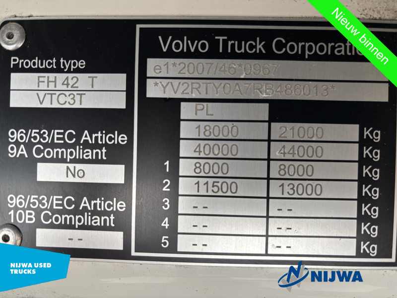 Cabeza tractora Volvo FH 460 TC 4x2 CMS + Low Mileage: foto 10