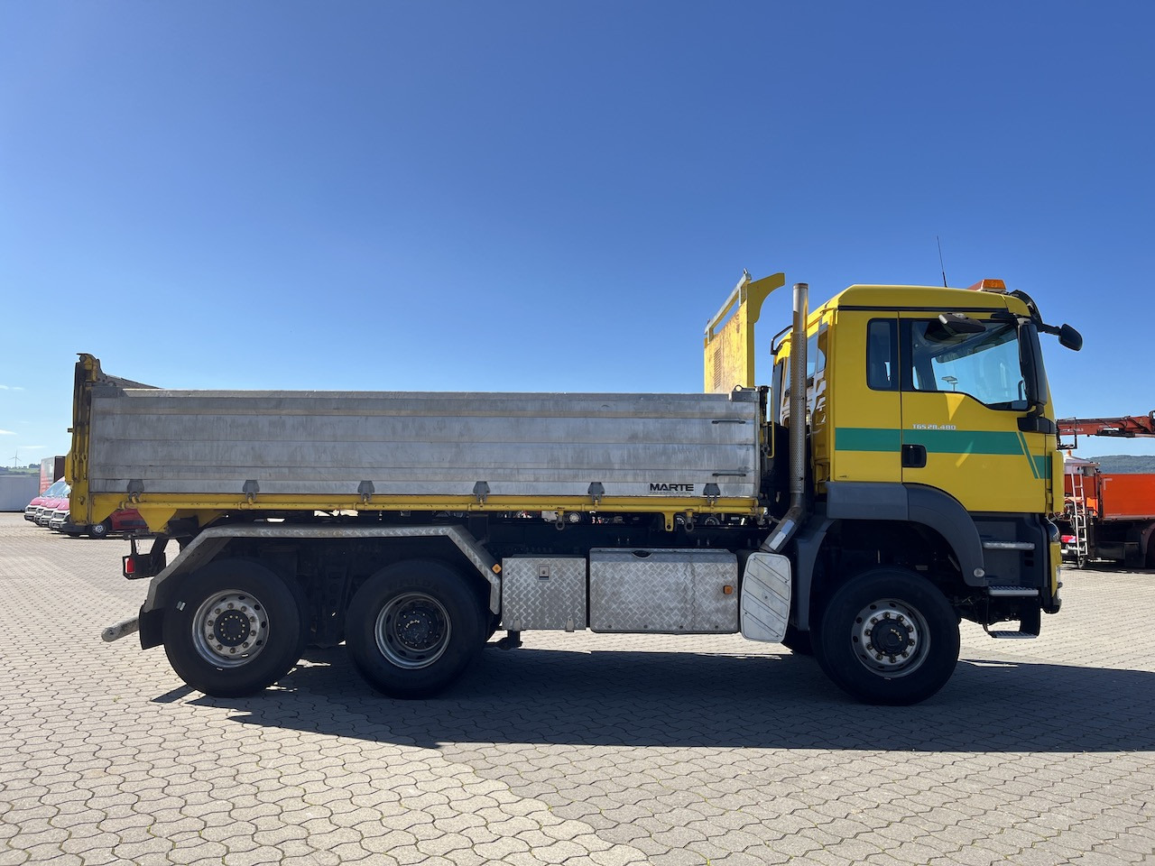 Camión volquete MAN TGS 28.480 6x4  4x4 Dreiseitenkipper Allrad Liftachse: foto 12 Camión volquete MAN TGS 28.480 6x4  4x4 Dreiseitenkipper Allrad Liftachse: foto 12