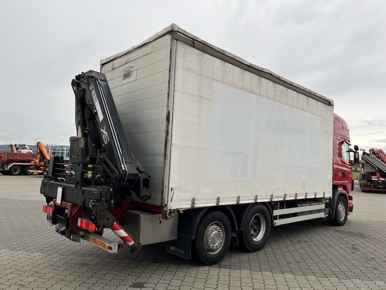 Camión lona, Camión grúa Scania R440 6x2  Hiab 166 E-5 HiDuo | AHK | Lenk-Lift A.: foto 11 Camión lona, Camión grúa Scania R440 6x2  Hiab 166 E-5 HiDuo | AHK | Lenk-Lift A.: foto 11