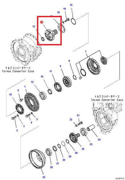 Komatsu WA800-8 SHAFT 42C-13-22520 - Caja de cambios para Maquinaria de construcción: foto 2 Komatsu WA800-8 SHAFT 42C-13-22520 - Caja de cambios para Maquinaria de construcción: foto 2