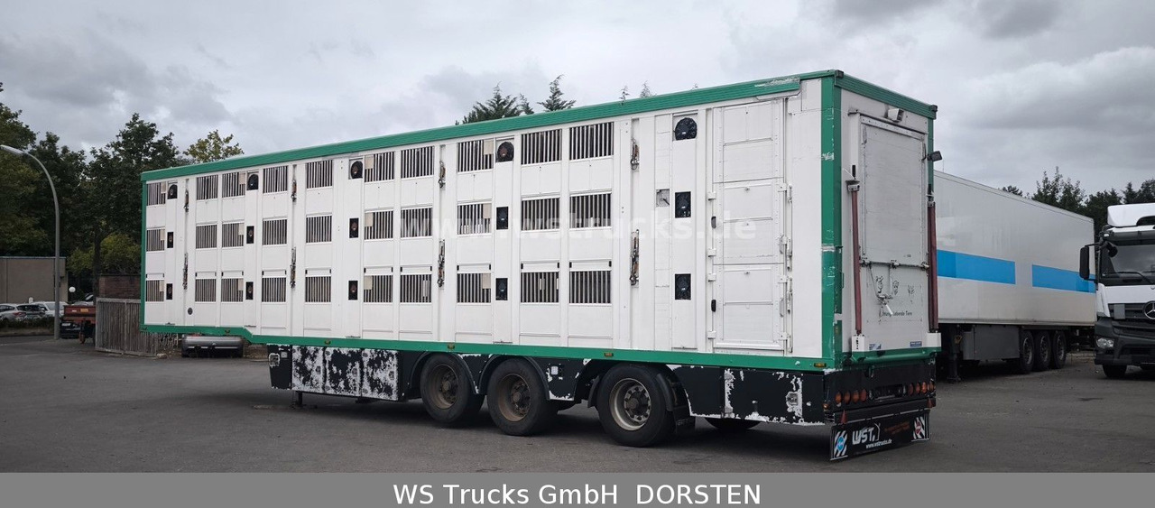 Menke-Janzen 3 Stock , Lenkachse , Hubdach - Semirremolque transporte de ganado: foto 4 Menke-Janzen 3 Stock , Lenkachse , Hubdach - Semirremolque transporte de ganado: foto 4