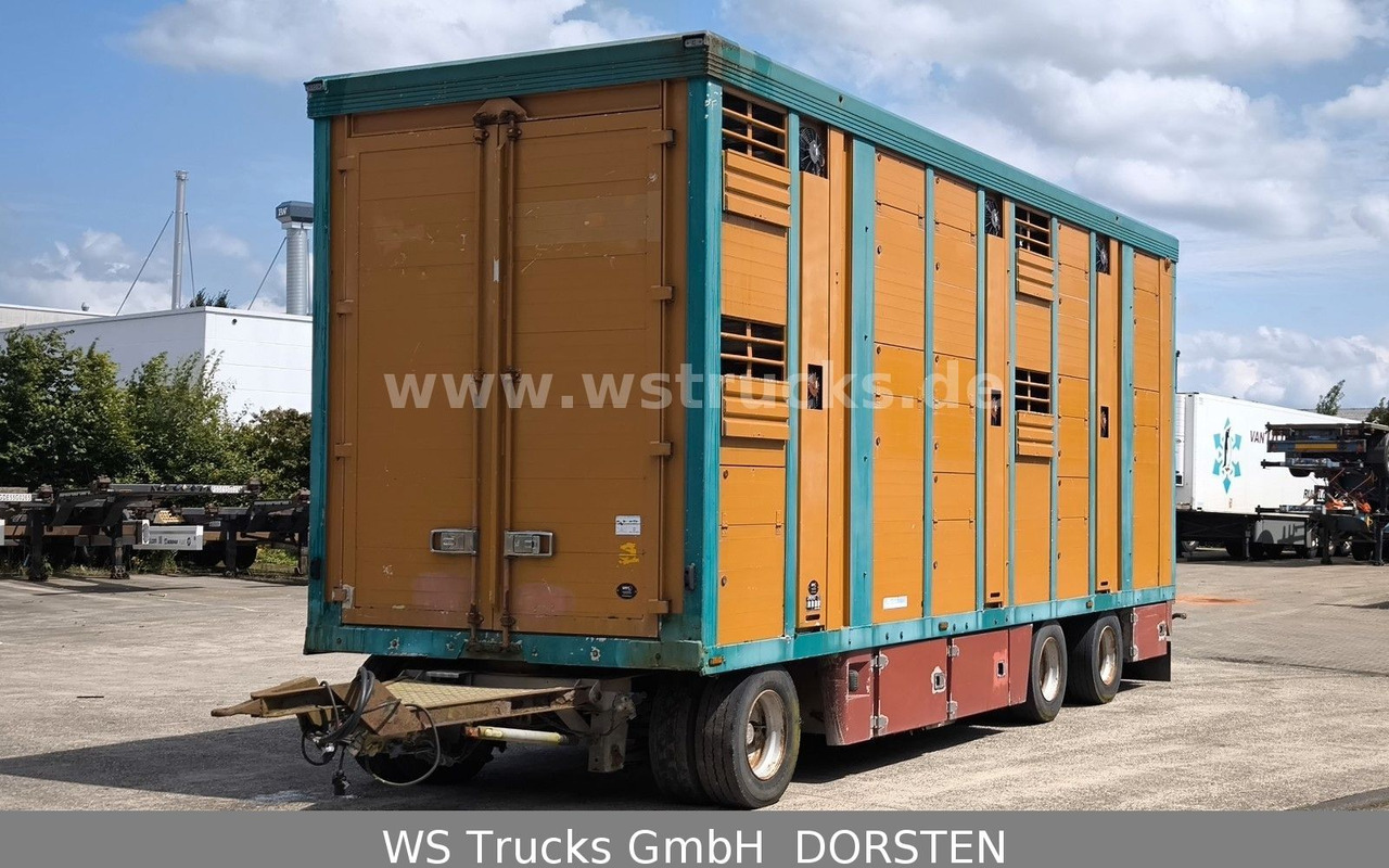 Menke-Janzen Menke 2 Stock Vollalu 8 m Hubdach Viehanhänger - Remolque transporte de ganado: foto 2 Menke-Janzen Menke 2 Stock Vollalu 8 m Hubdach Viehanhänger - Remolque transporte de ganado: foto 2