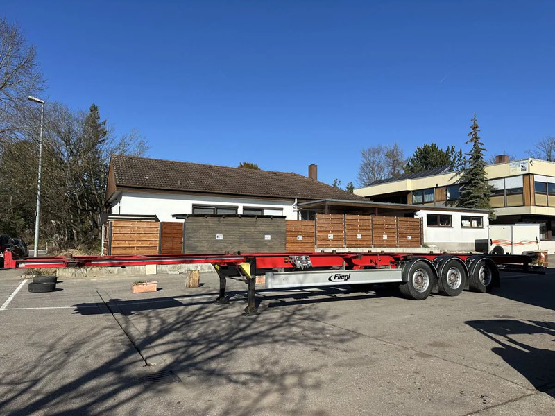 Semirremolque portacontenedore/ Intercambiable nuevo Fliegl 15 m extralang.Containerchassis f. 2 Wechselbrücke Containerchassis extralang f. 2 Wechselbr.: foto 1