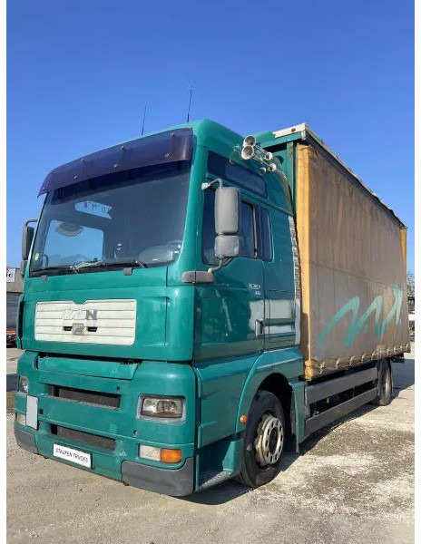 MAN TGA 18.310 BL XXL Jumbo Pritsche Schiebepl. - Camión lona: foto 1 MAN TGA 18.310 BL XXL Jumbo Pritsche Schiebepl. - Camión lona: foto 1
