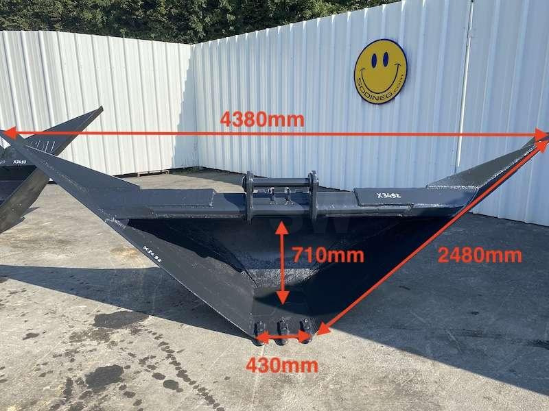 4380 / 430mm - attache Poclain - Cazo: foto 1 4380 / 430mm - attache Poclain - Cazo: foto 1