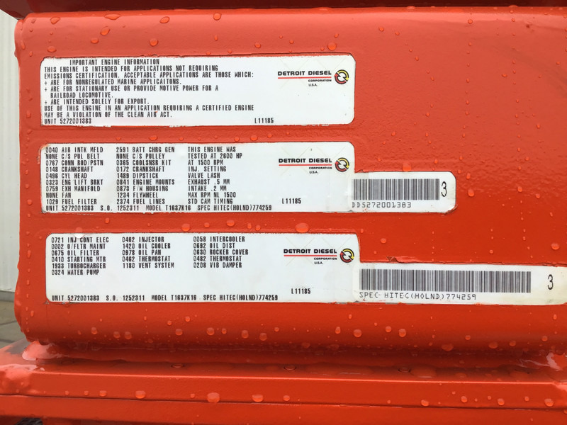 Bomba de agua MTU 16V4000 PUMP 3600M³/HR USED: foto 7 Bomba de agua MTU 16V4000 PUMP 3600M³/HR USED: foto 7