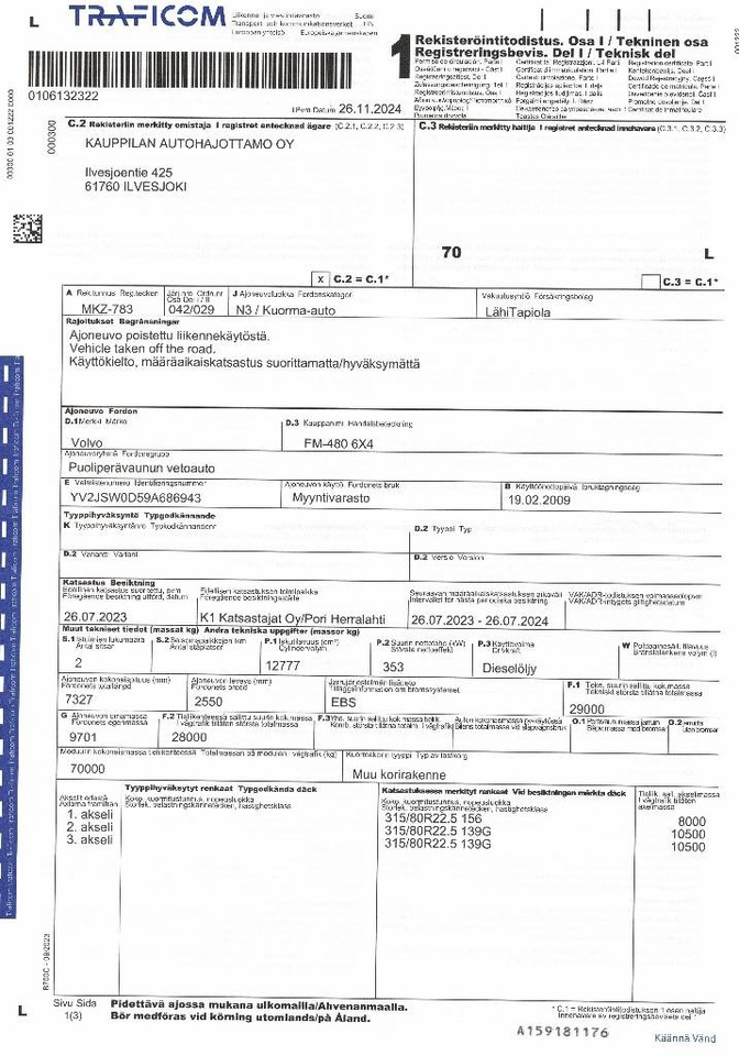 Leasing de Volvo FM 13  Volvo FM 13: foto 12