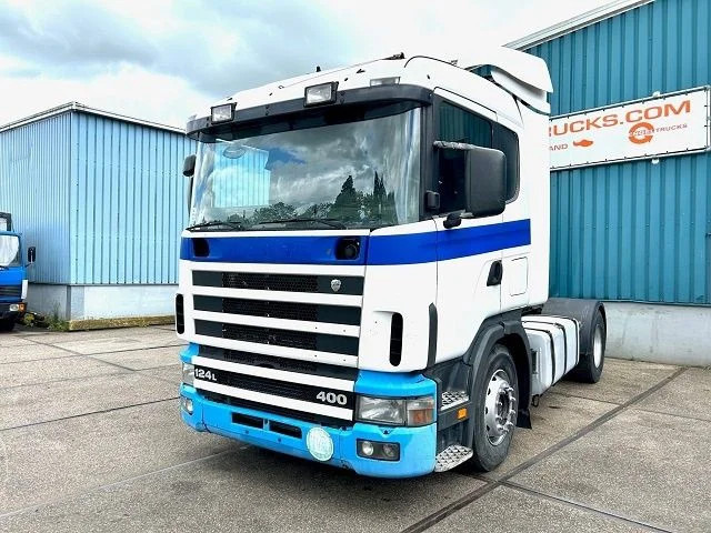 Scania R124-400 L 4x2 SLEEPERCAB ADR/VLG (2 FUEL LINES!!) (EURO 2 / 12 GEARS MANUAL GEARBOX / RETARDER / BLOWER / P.T.O. / AIRCONDITION - Cabeza tractora: foto 1 Scania R124-400 L 4x2 SLEEPERCAB ADR/VLG (2 FUEL LINES!!) (EURO 2 / 12 GEARS MANUAL GEARBOX / RETARDER / BLOWER / P.T.O. / AIRCONDITION - Cabeza tractora: foto 1