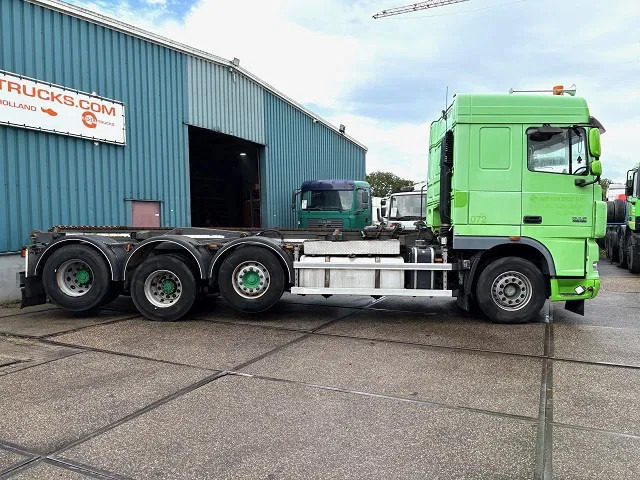 DAF XF 105.460 8x2 CHASSIS WITH MULTILIFT SYSTEM (ZF16 MANUAL GEARBOX / MX-BRAKE / 9.000 KG. FRONT-AXLE / LIFT-AXLES / FRIDGE / ETC. - Camión portacontenedore/ Intercambiable: foto 4 DAF XF 105.460 8x2 CHASSIS WITH MULTILIFT SYSTEM (ZF16 MANUAL GEARBOX / MX-BRAKE / 9.000 KG. FRONT-AXLE / LIFT-AXLES / FRIDGE / ETC. - Camión portacontenedore/ Intercambiable: foto 4