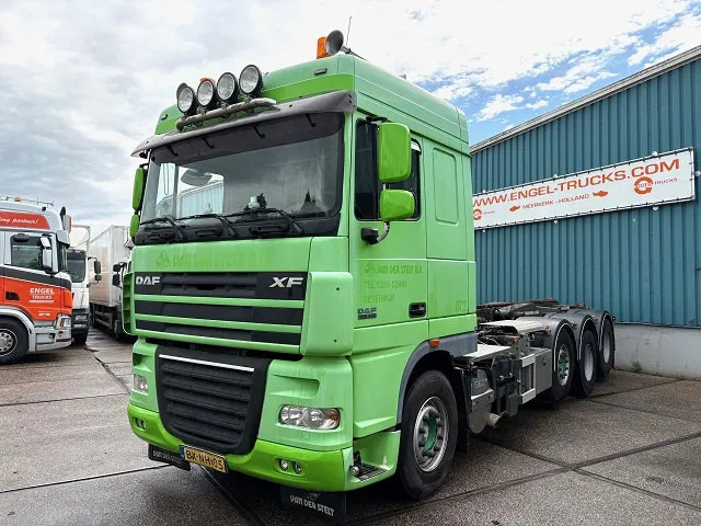 DAF XF 105.460 8x2 CHASSIS WITH MULTILIFT SYSTEM (ZF16 MANUAL GEARBOX / MX-BRAKE / 9.000 KG. FRONT-AXLE / LIFT-AXLES / FRIDGE / ETC. - Camión portacontenedore/ Intercambiable: foto 1 DAF XF 105.460 8x2 CHASSIS WITH MULTILIFT SYSTEM (ZF16 MANUAL GEARBOX / MX-BRAKE / 9.000 KG. FRONT-AXLE / LIFT-AXLES / FRIDGE / ETC. - Camión portacontenedore/ Intercambiable: foto 1