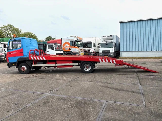 Camión portavehículos Mercedes-Benz LK 814 RECOVERY TRUCK / CAR-MACHINE TRANSPORTER (6-CILINDER / MANUAL GEARBOX / FULL STEEL SUSPENSION / WINCH / HYDRAULIC RAMPS): foto 6