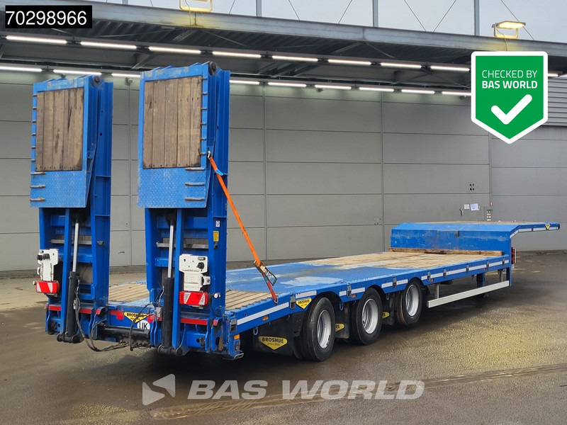 Broshuis 3ASD-18-30/0 Lift + Steering Axle Hydraulic Ramps - Semirremolque góndola rebajadas: foto 1 Broshuis 3ASD-18-30/0 Lift + Steering Axle Hydraulic Ramps - Semirremolque góndola rebajadas: foto 1