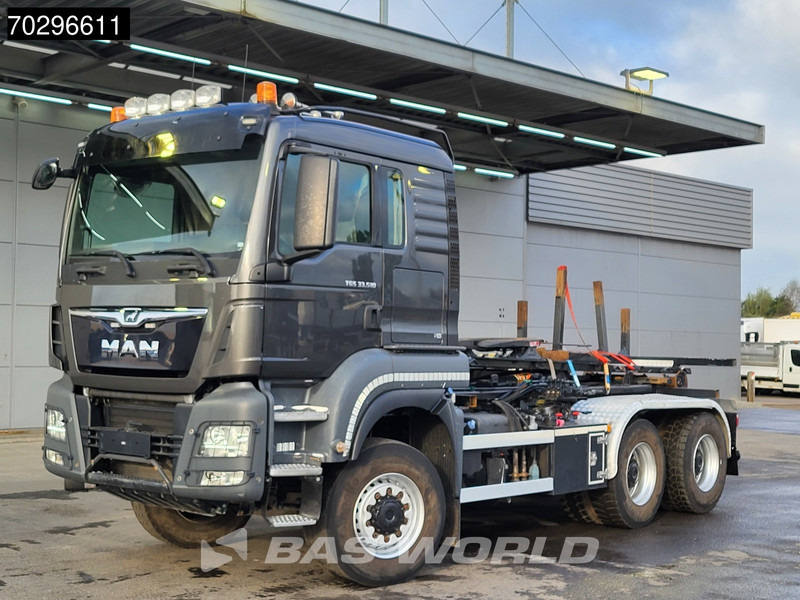 Cabeza tractora MAN TGS 33.510 TGS 6X6 Tractorhead + hooklift 20t AJK 5th wheel Wechselsystem Retarder Automatic: foto 15
